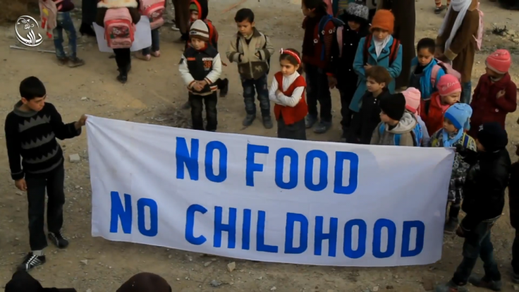 No food no childhood - Daraya siege