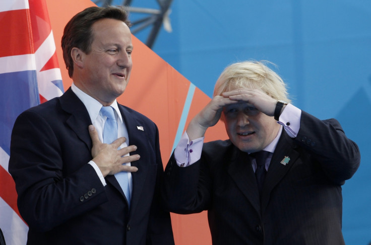 David Cameron and Boris Johnson