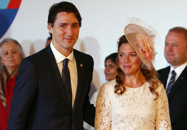 Sophie Gregoire Trudeau with her husband Justin
