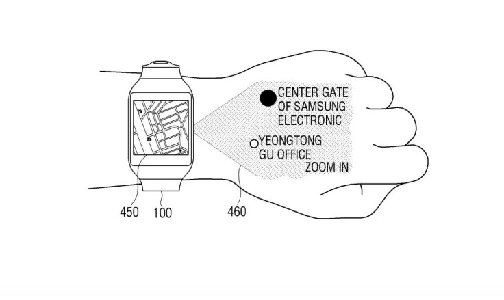 Samsung patent showing navigation