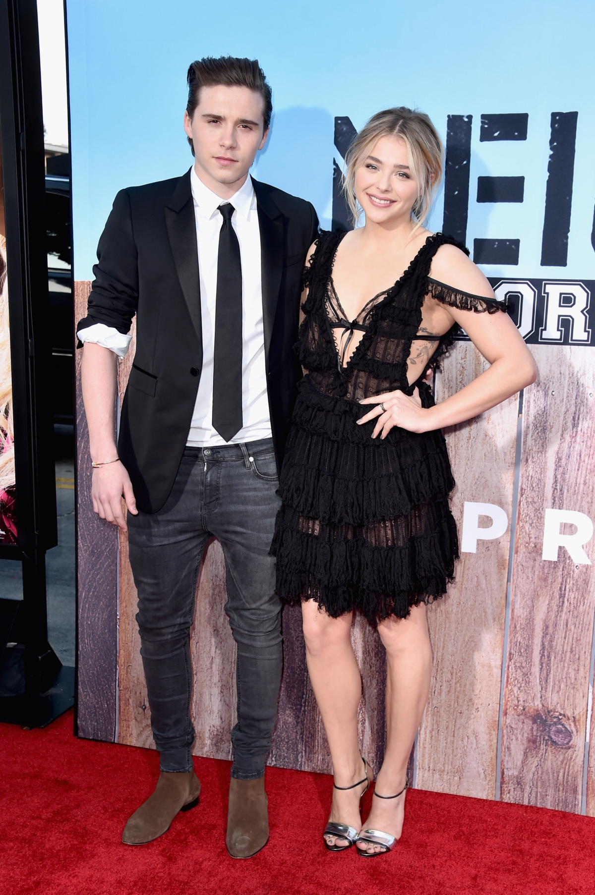 Chloe Moretz and Brooklyn Beckham look adorable as they make red carpet