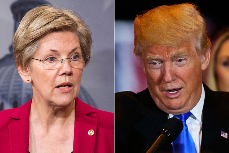 Donald Trump, Elizabeth Warren