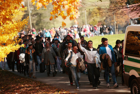 refugees enter bavaria