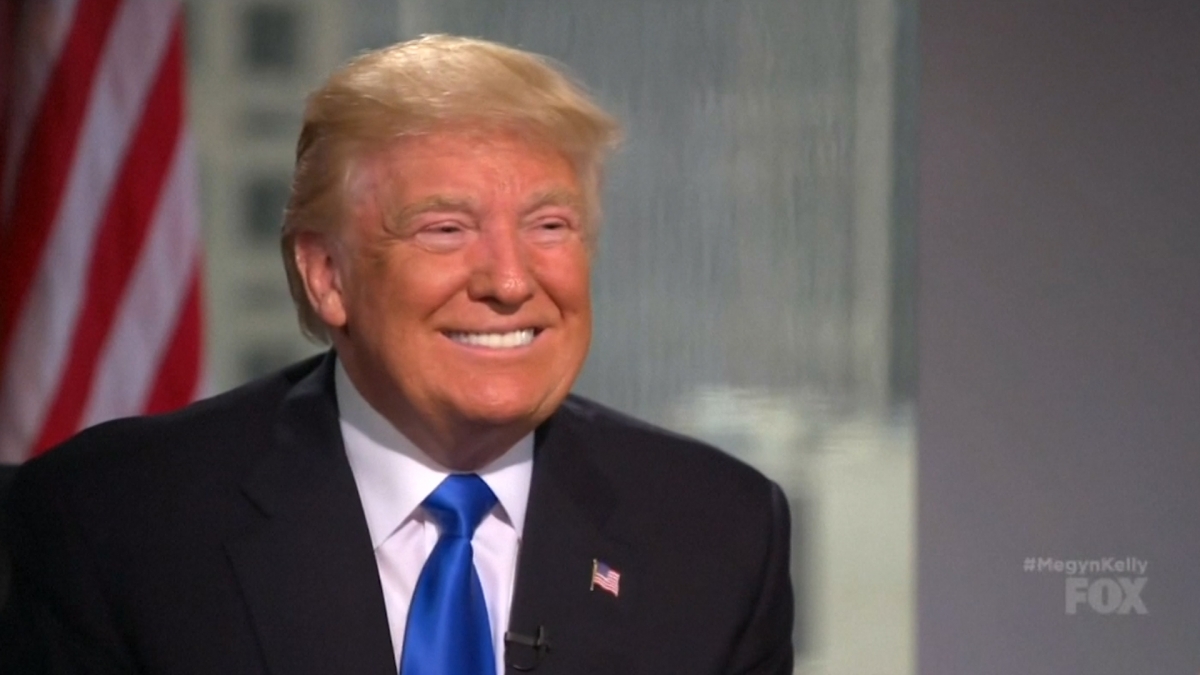 Donald Trump addresses bimbo comments in joust with Megyn Kelly