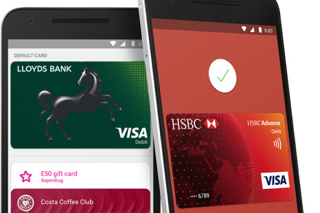 Android Pay cards