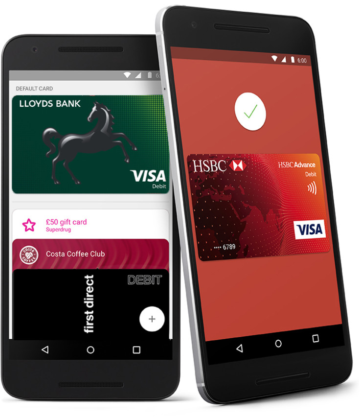 Android Pay cards