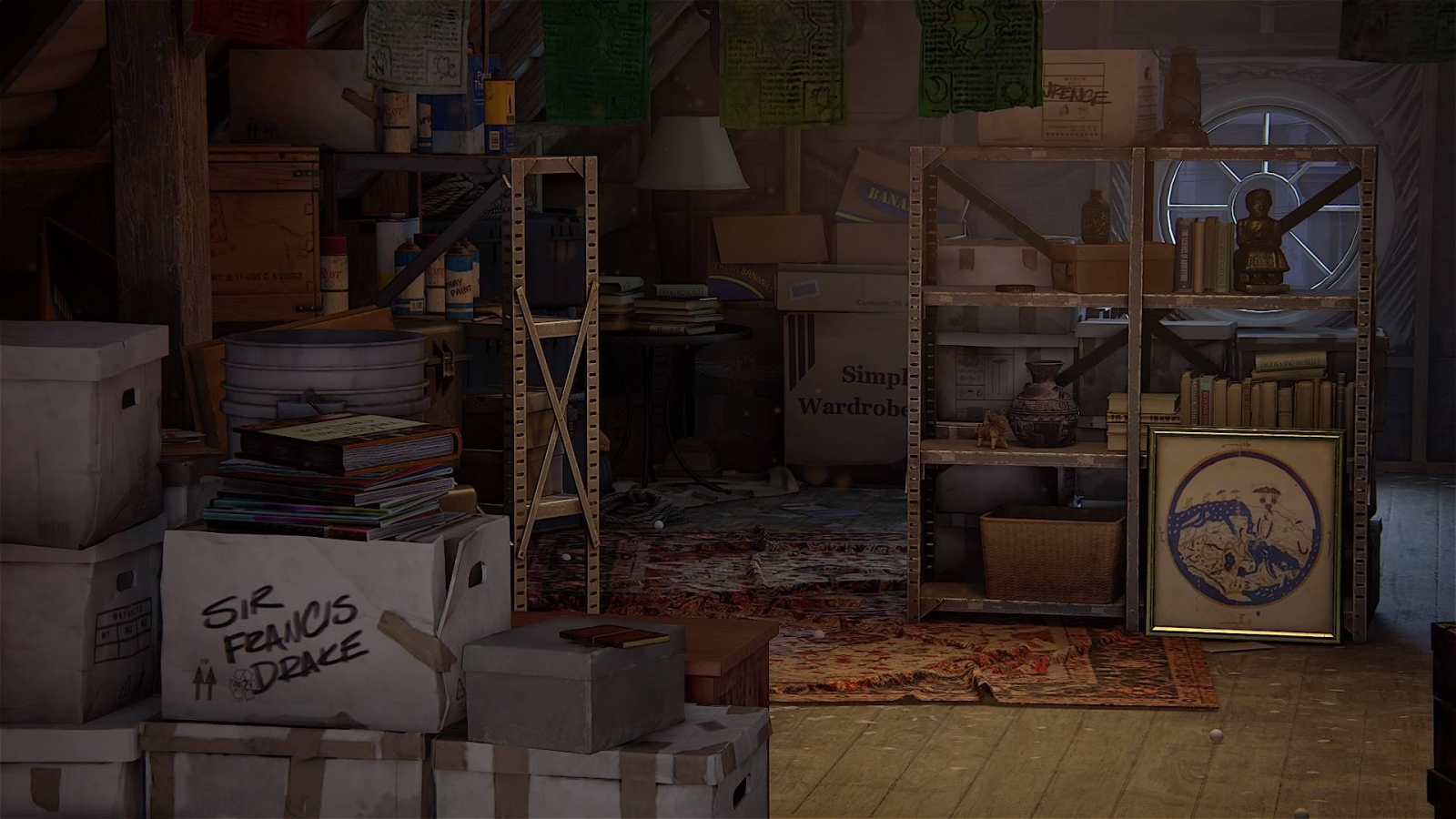 Uncharted 4 Drakes House Attic