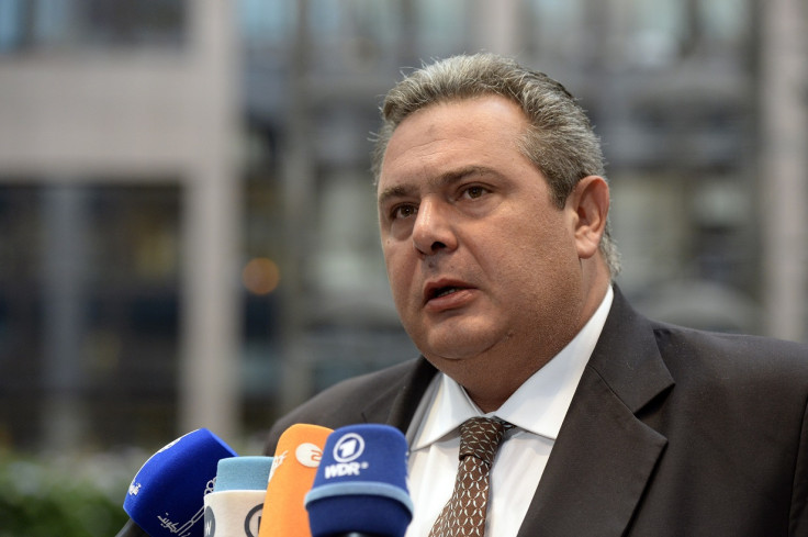 Greek Defence Minister Panos Kammenos