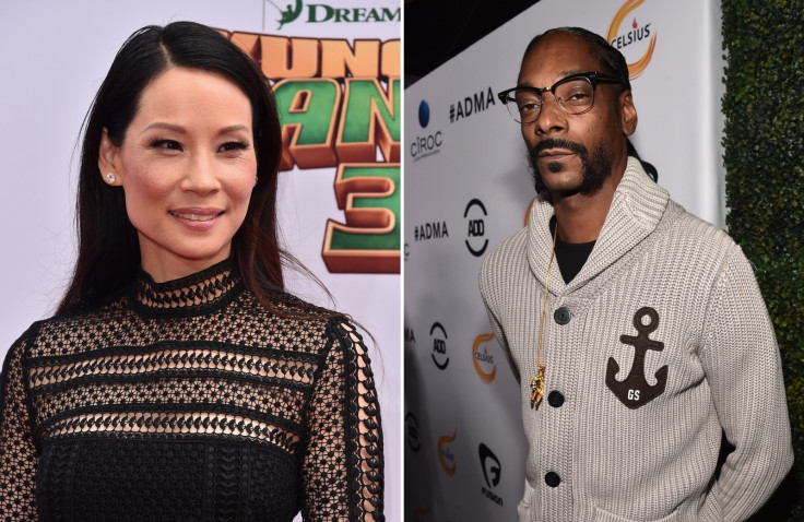 Lucy Liu and Snoop Dogg