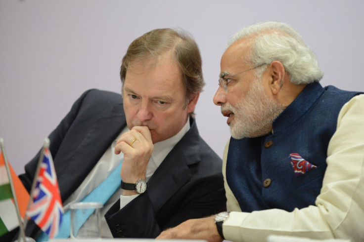 Hugo Swire and Narendra Modi