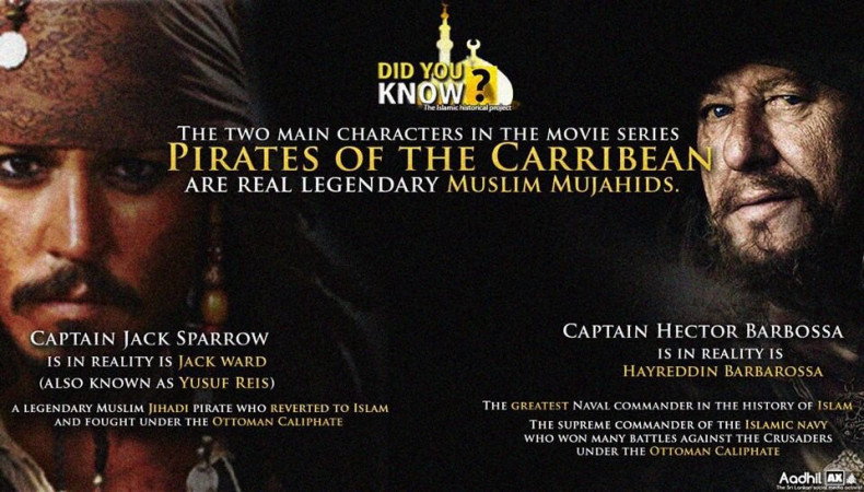 Jack Sparrow and Captain Barbossa