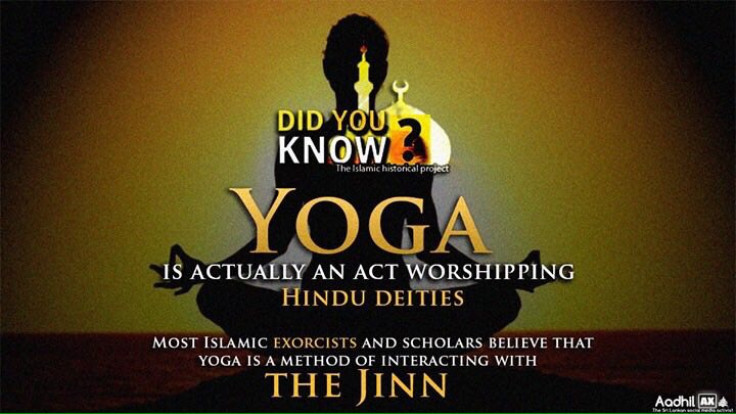 Islamic State isn't keen on yoga