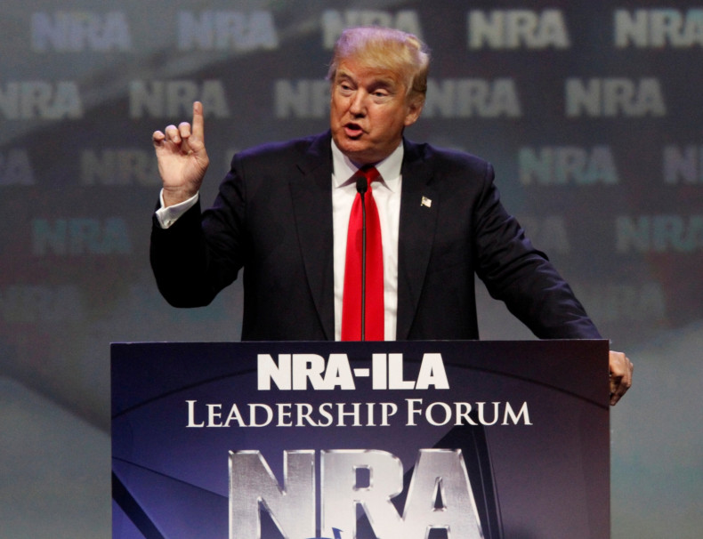 Donald Trump at NRA forum