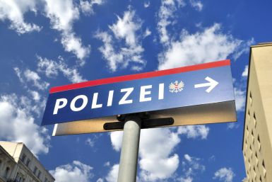 Austria police polizei sign
