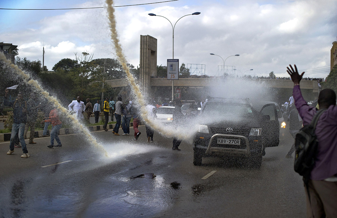 Kenya election protests IEBC