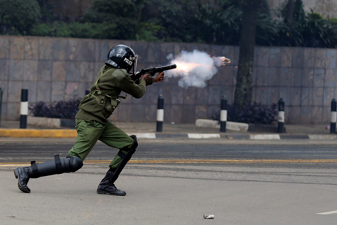 Kenya election protests IEBC