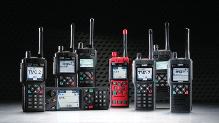 Tetra police radios