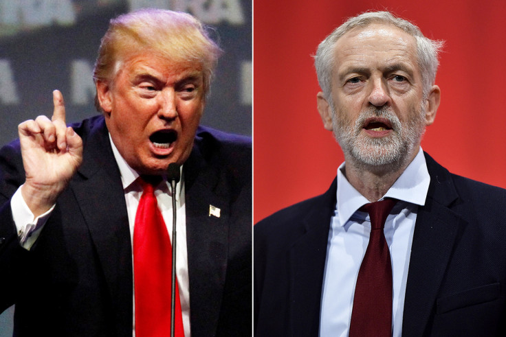 Trump Corbyn