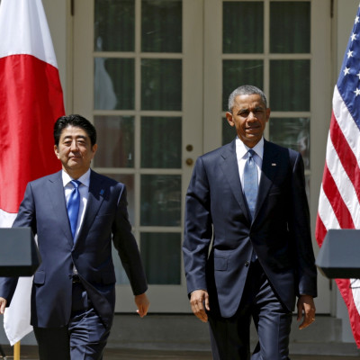Japanese PM with Obama