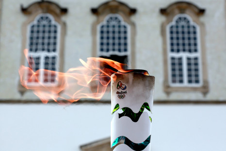 The Olympic flame
