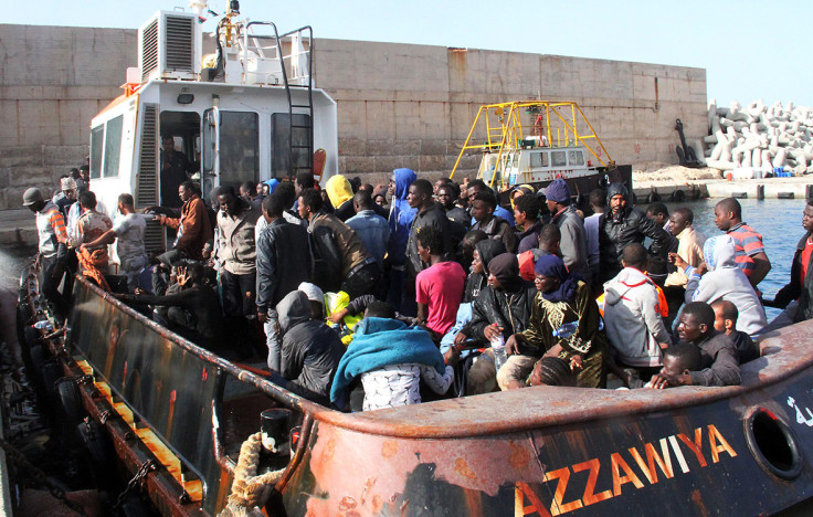 Refugees Libyan coast