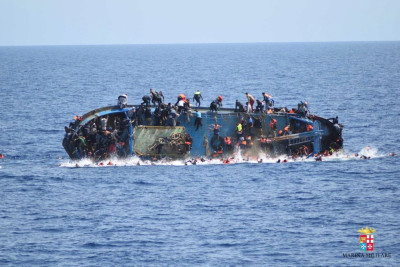 Image provided by the Italian navy Image provided by the Italian navy