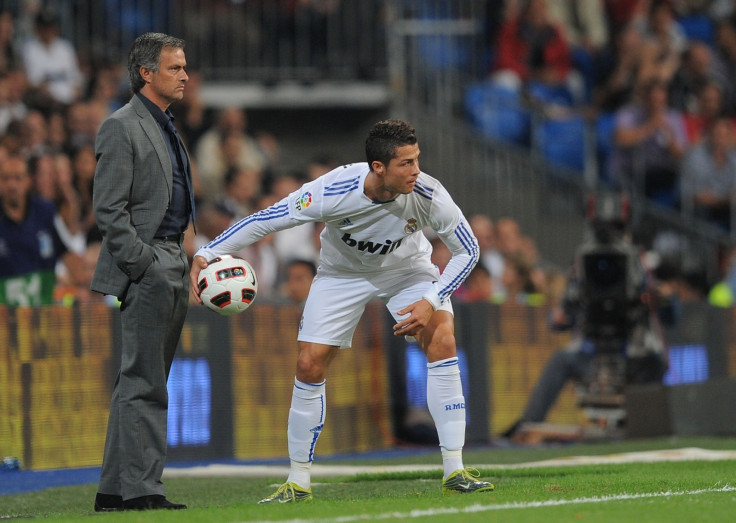 Jose Mourinho (left) and Cristiano Ronaldo