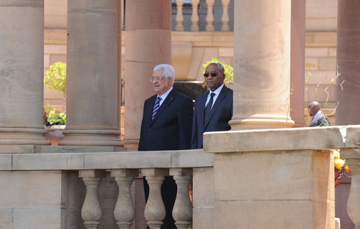 Mahmoud Abbas and Jacob Zuma
