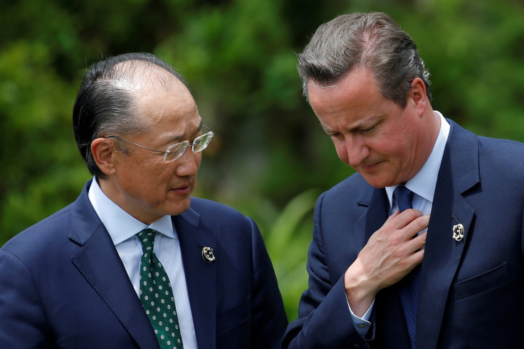 Jim Yong Kim and David Cameron