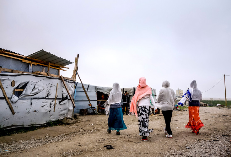 Calais Jungle fire