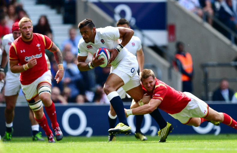 Luther Burrell scored one of England's tries