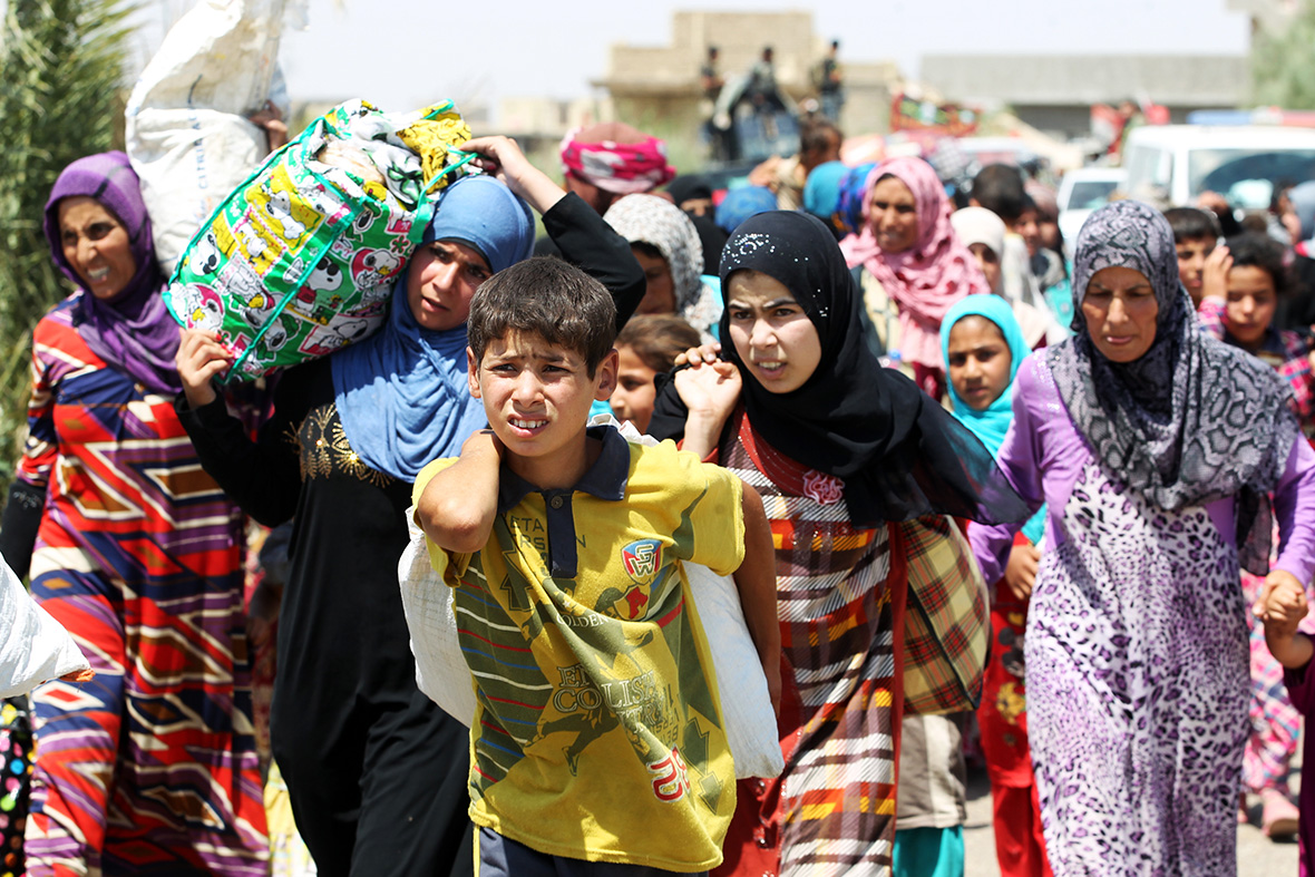 Fleeing Fallujah