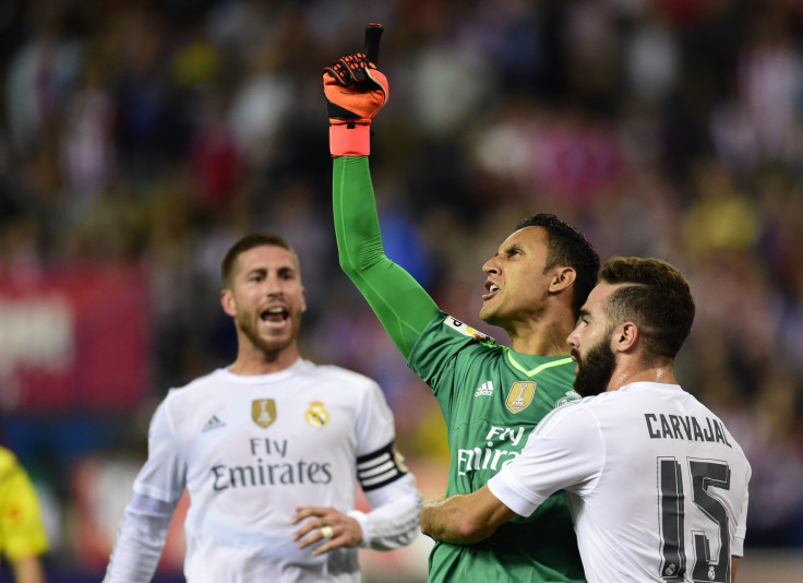 Keylor Navas and Dani Carvajal 