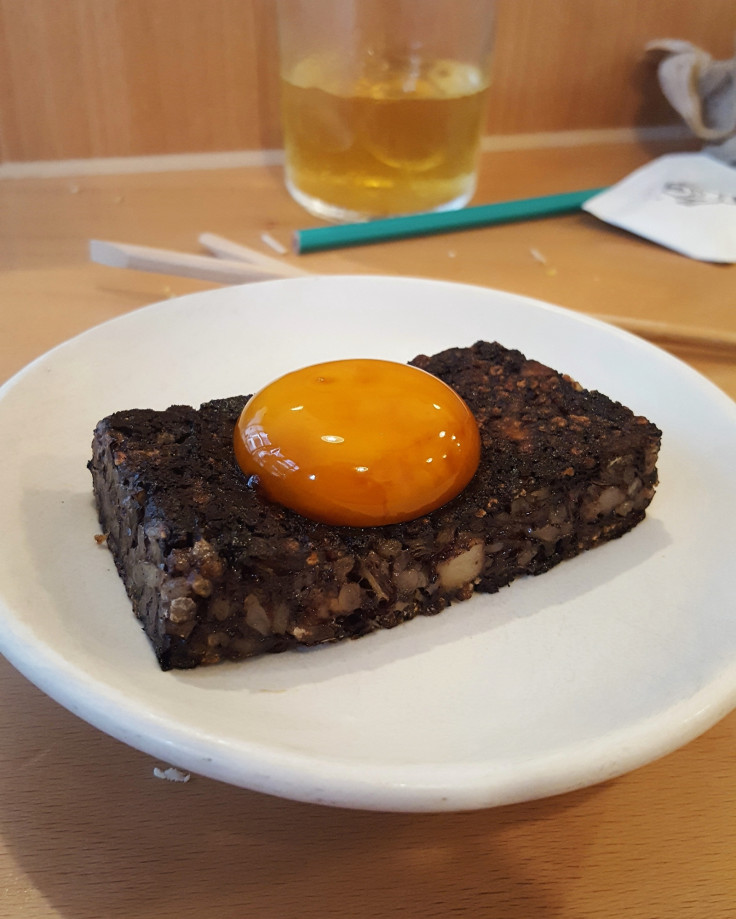 Pig Blood Cake at Bao