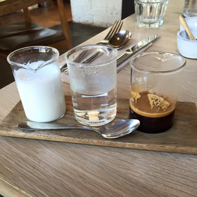 Deconstructed coffee in Melbourne