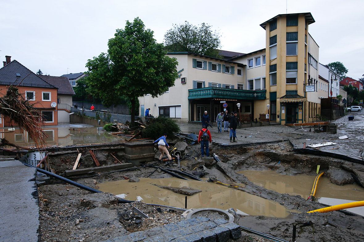 Germany declares second disaster area as floods kill at least four and devastate towns in Bavaria