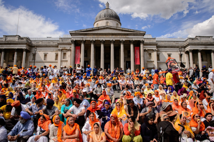 Sikh protest in London