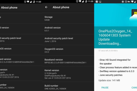 OxygenOS 3.0.2 released for OnePlus 2