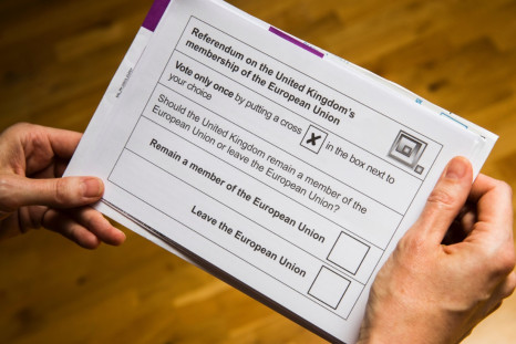 EU referendum ballot paper 