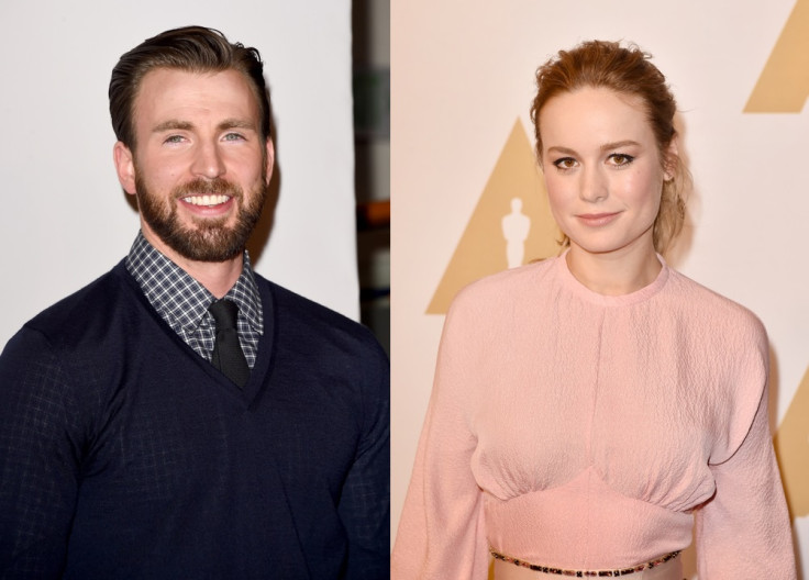 Chris Evans and Brie Larson