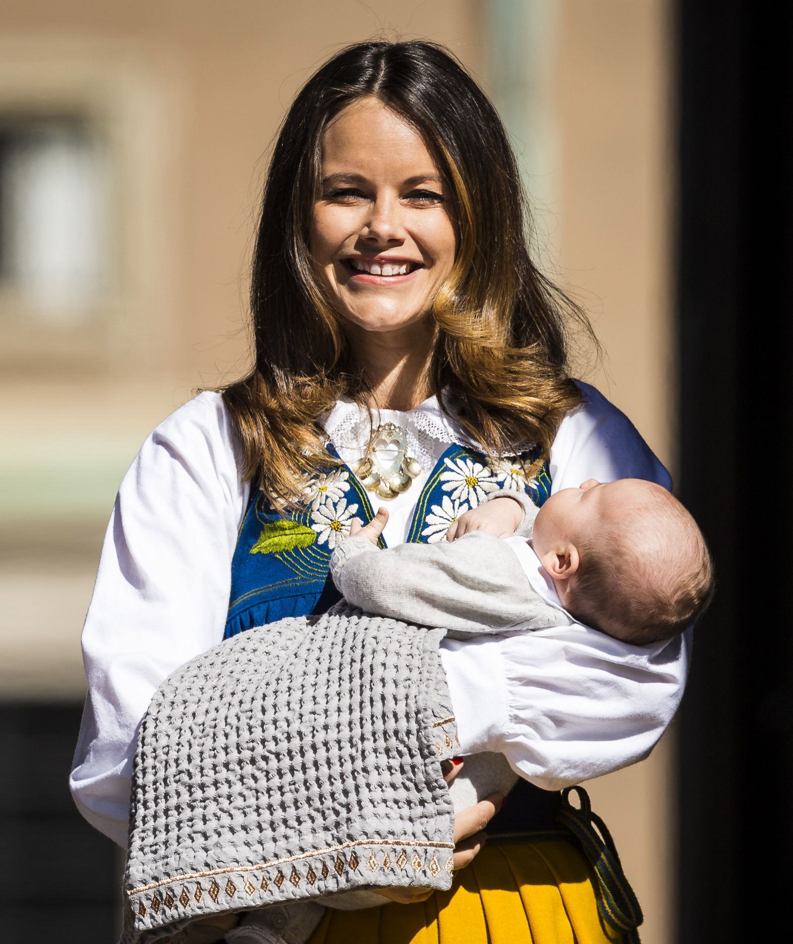 Prince Alexander of Sweden makes his public debut for Sweden's National