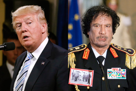 Donald Trump, Muammar Gaddafi