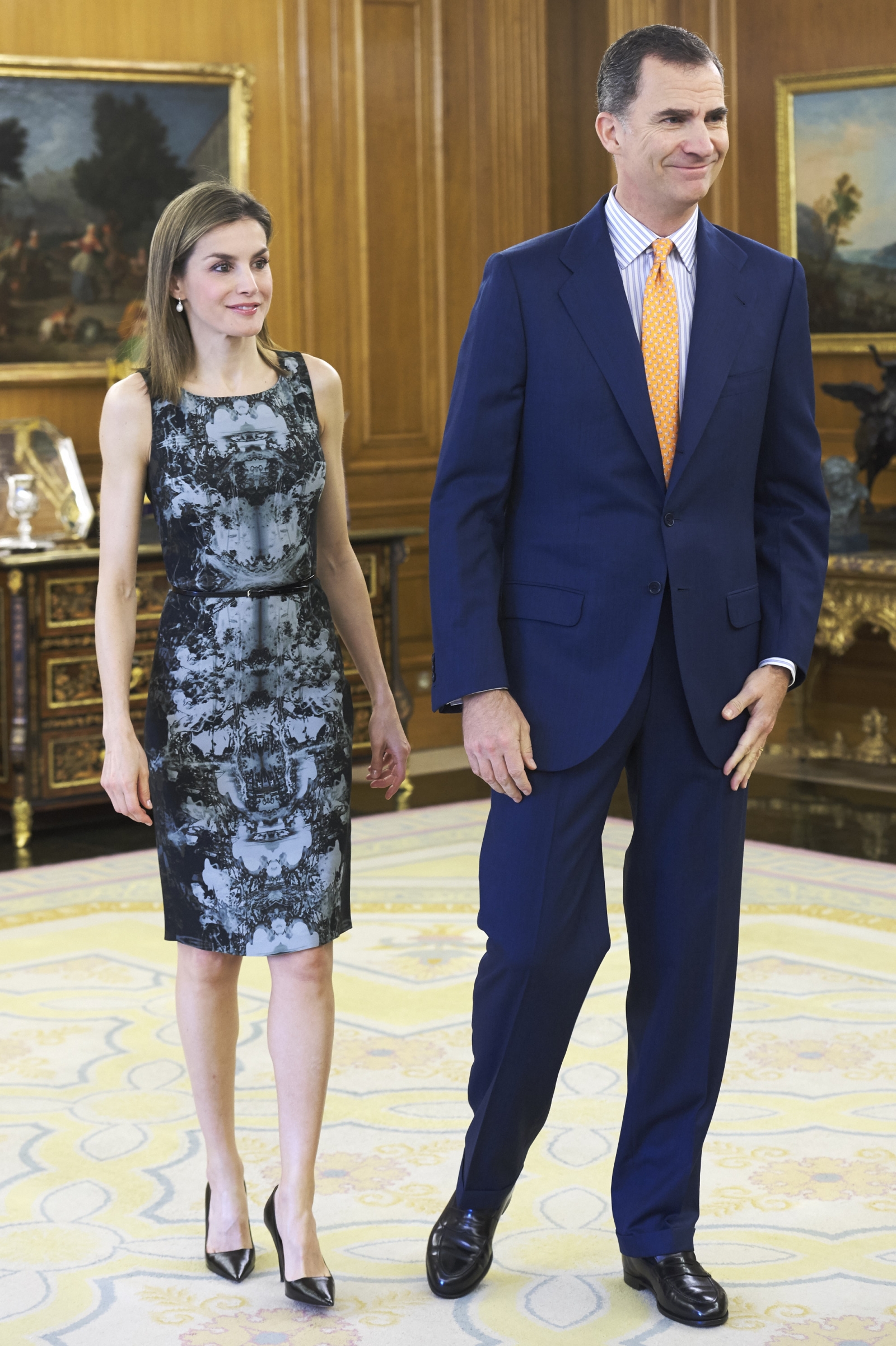 Queen Letizia Of Spain Oozes Elegance As She Accompanies King Felipe VI ...