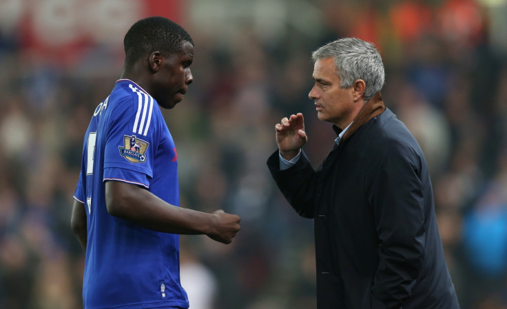 Kurt Zouma and Jose Mourinho 