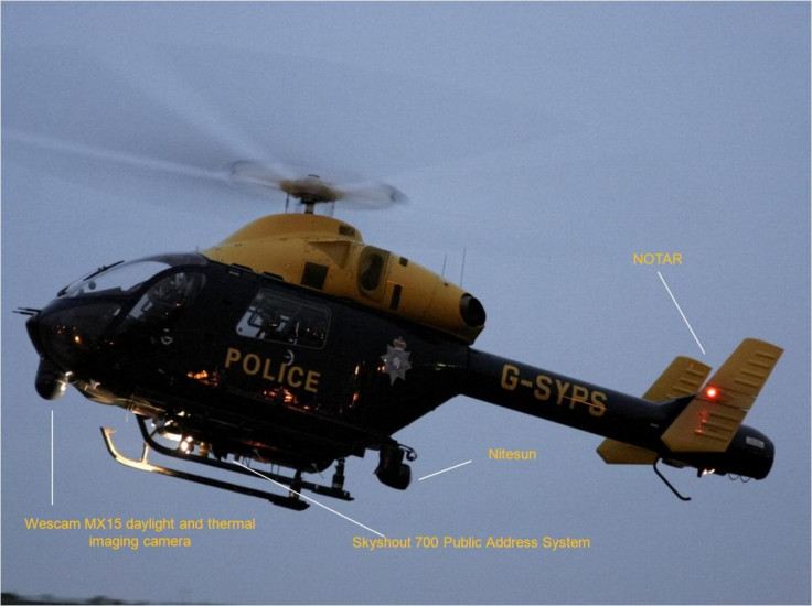 South Yorkshire's 'SY99' helicopter 