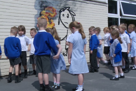 Banksy surprises primary school 