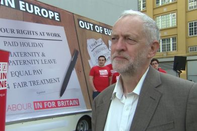 Jeremy Corbyn workers rights unveil 