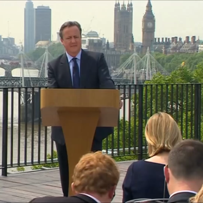 David Cameron claims he is not worried about losing EU referendum