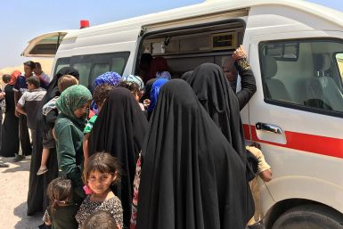 Thousands of refugee have fled the fightingFallujah