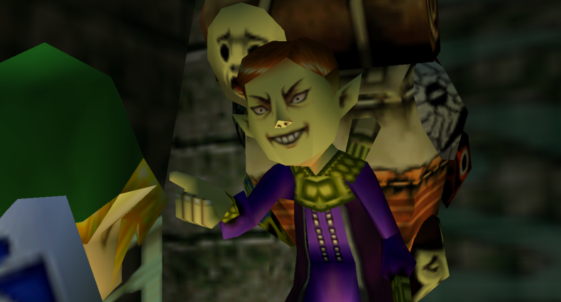 Legend of Zelda Majora's Mask mask salesman